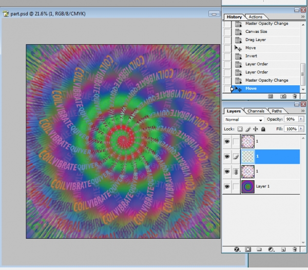 Creation of Psychedelic Swirl: Step 38